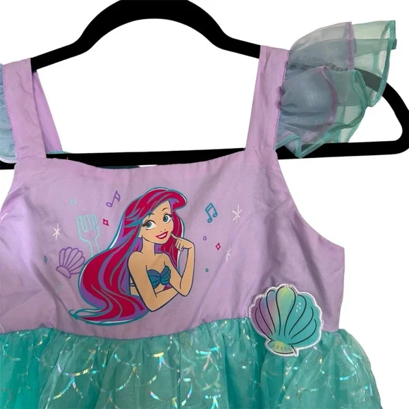 Girls size large Disney little mermaid dress - Picture 2 of 4